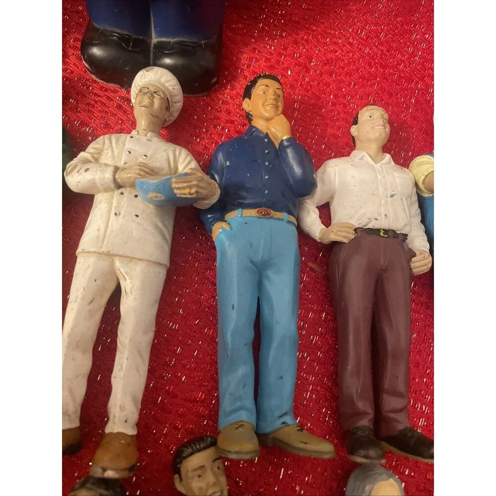Lakeshore Block Play People Lot of 25 Community Workers Career Family Figures